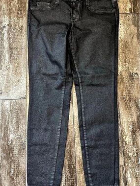 Wax Jeans Mid-Rise Jegging Skinny Jeans Black Waist 10/30